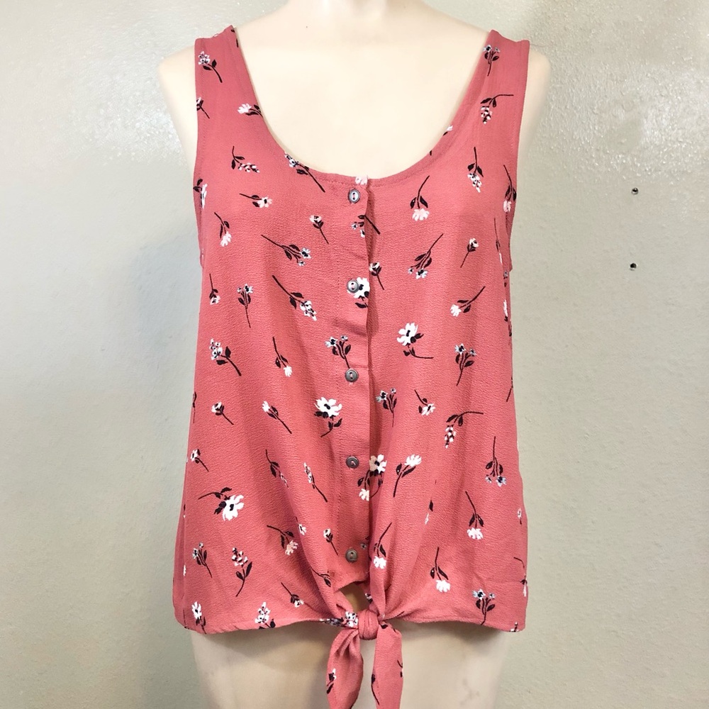 Pink Rose Women’s Tank Top